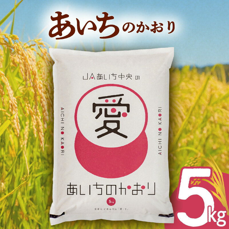 【ふるさと納税】愛知県産 あいちのかおり 5kg 【令和 6年度産】 お米 精米 白米 贈り物 贈答 ギフト プレゼント お土産 お取り寄せ 国産 生鮮食品 食品 おにぎり 寿司 シャリ 常温配送 送料無料