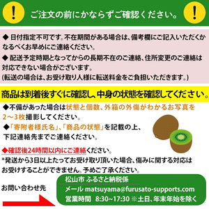 【2026年2月下旬から順次発送】グリーンキウイ 10～12玉入り （ 国産 愛媛キウイ フルーツ 果物 くだもの お取り寄せ 産地直送 数量限定 人気 おすすめ 愛媛県 松山市 送料無料 フジ・アグ