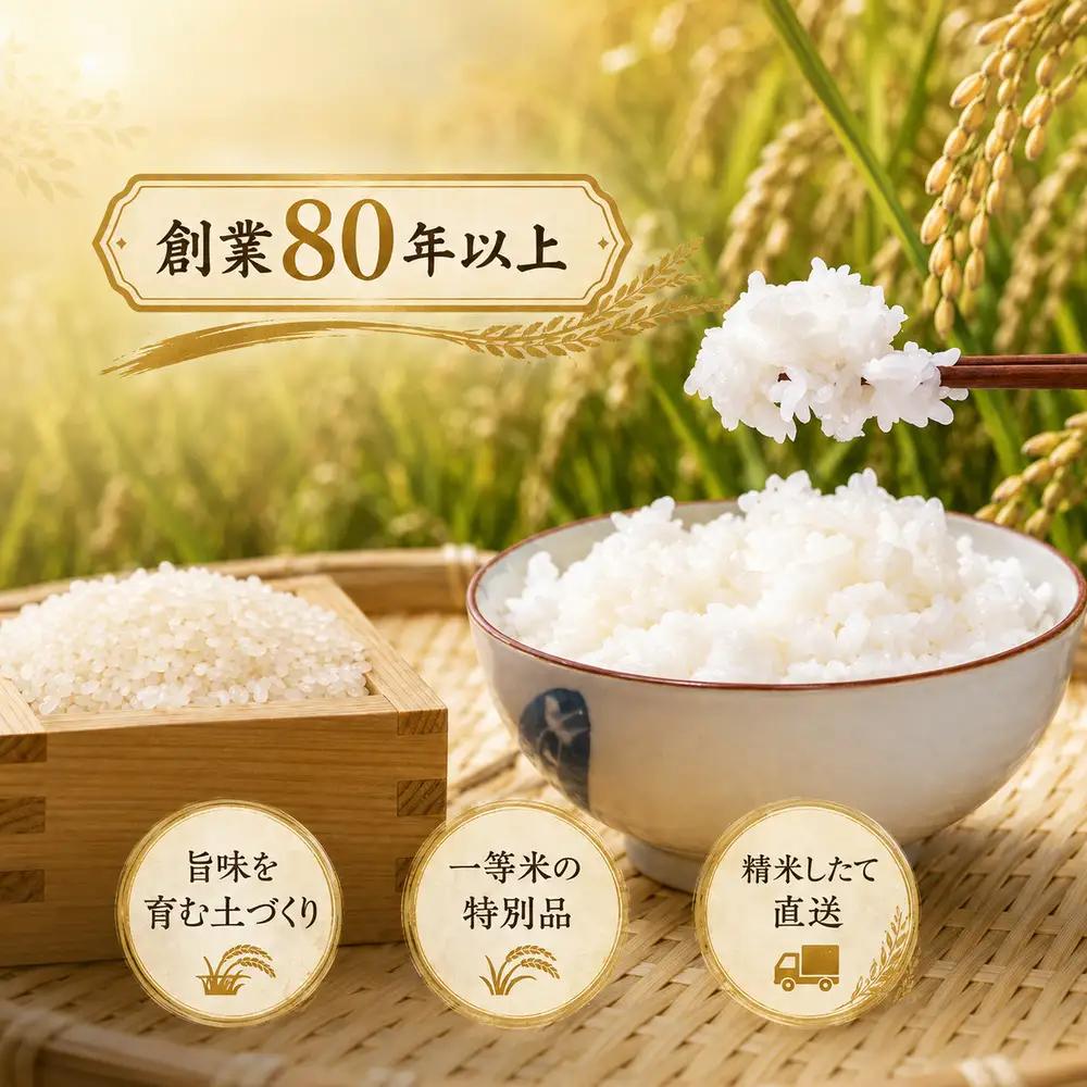 【令和8年先行予約】一等米コシヒカリ 玄米 30kg | ファームいちまる 