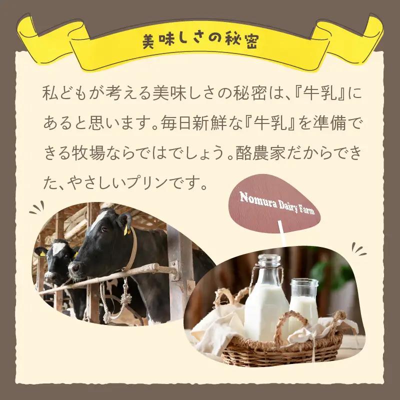 丹後の野村さんげの牧場プリンギフト（６個入り）野村牧場プリン 6個 牧場の プリン