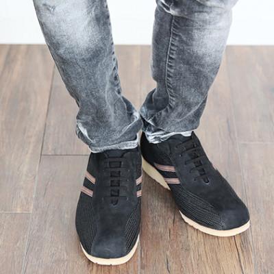 ふるさと納税 大和郡山市 メッシュスニーカー 紐タイプ 5cmアップシークレットシューズ ブラック 24cm No.994 |  | 02