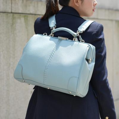 ふるさと納税 豊岡市 豊岡鞄 YK4E YOUTA ELK 3WAY横ダレスS スカイ