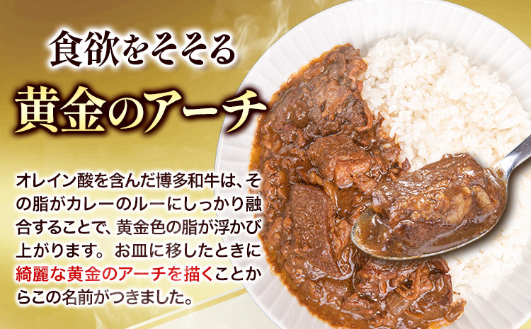 博多和牛の黄金カレー 200g×5食 《30日以内に出荷予定(土日祝除く)》九州産 牛 カレー 博多和牛 冷凍 鞍手郡 小竹町---sc_fsruhkri_30d_23_14000_5i---