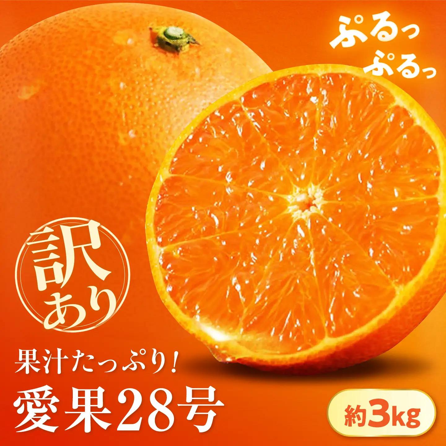 みかん 訳あり 愛果28号 約3kg フルーツ 果物 みかん 訳あり BJBE001