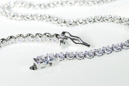 pt900 豪華【10.0ct】全周 ダイヤモンド テニスネックレス CSN00116 SWAV060