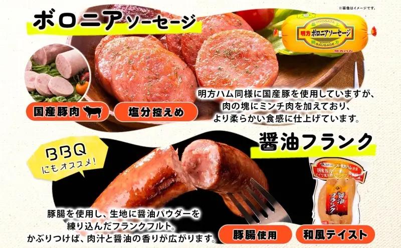 ハム 明方ハム Aセット ソーセージ ボロニア ハム
