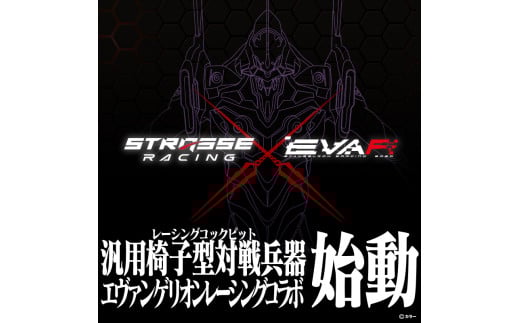 STRASSE RCZ01 TYPE EVA RACING レーシングコックピット シート付 ／ コスティック エヴァンゲリオン エヴァ コラボ 初号機モデル 公式ライセンス商品 奈良県 御所市