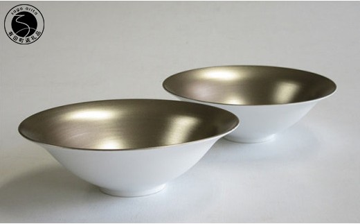 
                  ARITA PORCELAIN LAB (アリタポーセリンラボ) プラチナ ペア多用鉢 有田焼 モダン スタイリッシュ A55-166
                