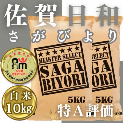 ふるさと納税 みやき町 令和6年産　さがびより白米10kg(5kg×2袋)《お米マイスター厳選!》みやき町産_SS020