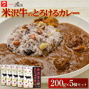 【ふるさと納税】 米沢牛のとろけるカレー (200g×5個セット) 『スパイスキッチン成ス』 山形県 南陽市 [1796]