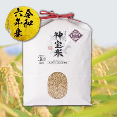 ふるさと納税 塩谷町 【令和6年産 】有機JAS認定「奇跡のお米 神宝米」玄米3kg | 
