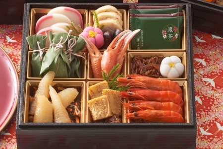 京都 和洋折衷 おせち 三段重（61品目、3～4人前）冷凍【先行予約/抹茶・ほうじ茶チョコ入り】おせち、おせち料理、冷凍おせち、家族向けおせち