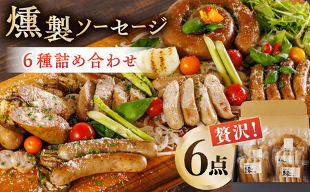 燻製 ソーセージ 6種 詰め合わせ セット スモーク ソーセージ フランクフルト ウインナー 豚肉 お肉 【燻製工房 縁】[ZBF004]