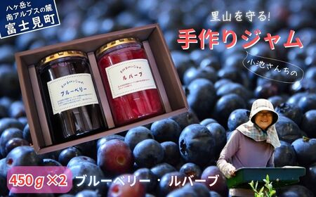 チルチルのジャム 450g×2個セット（ブルーベリー・赤いルバーブ） | ジャム