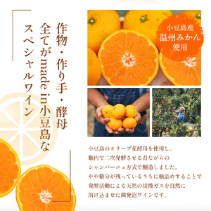 みかんワイン お酒 スパークリング 文次郎農園 小豆島 みかんワイン【750ml】