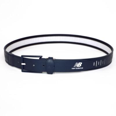 ふるさと納税 上里町 ニューバランスゴルフ　レーザーカット　シンセティックメッシュベルト　ネイビー　012-6182002 |  | 01