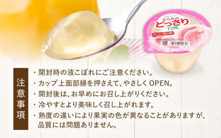 たらみのどっさり 白桃 230g 18個セット / 白桃 もも モモ ゼリー ぜりー フルーツゼリー 果実ゼリー 果物 フルーツ ふるーつ くだもの / 諫早市 / 株式会社たらみ[AHBR064]