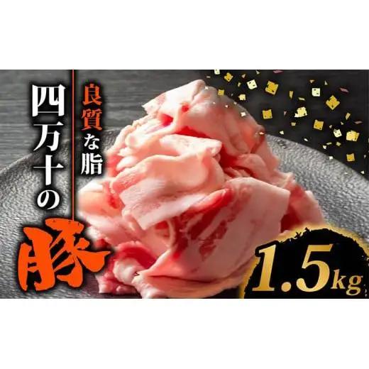 【 小間切れ 】 豚肉 小間切れ 1.5kg