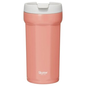 八角形 ステンレス タンブラー 350ml テラコッタオレンジ コップ フタ付き 保温 保冷 おしゃれ スケーター skater SMVO4 フィールカラー 持ち運び ふた付き かわいい 真空断熱 グッズ 便利 スケーター株式会社T  8-055