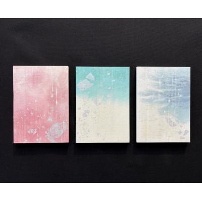 ふるさと納税 中野市 箔アートプレート　2Lサイズ3枚選-2