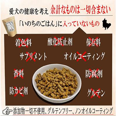 ふるさと納税 泉佐野市 【毎月定期便】国産 無添加 ドッグフード「いのちのごはん」1kg×全6回 099Z173 |  | 02