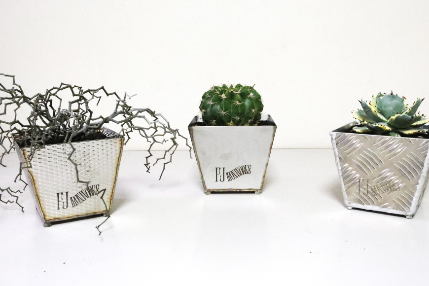 植木鉢 BOTANICAL POT ASP-L 1点 [藤田鉄工所 宮城県 気仙沼市 20564999] プランター 鉢 植木 おしゃれ 室内 多肉植物 アガベ アルミ 金属 花 ガーデン DIY 植