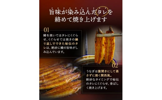 国産うなぎ蒲焼（２本）タレ付き /  和歌山 田辺市 国産 国産うなぎ 国産鰻 うなぎ 鰻 鰻丼 うな丼 土用の丑の日【ots016】