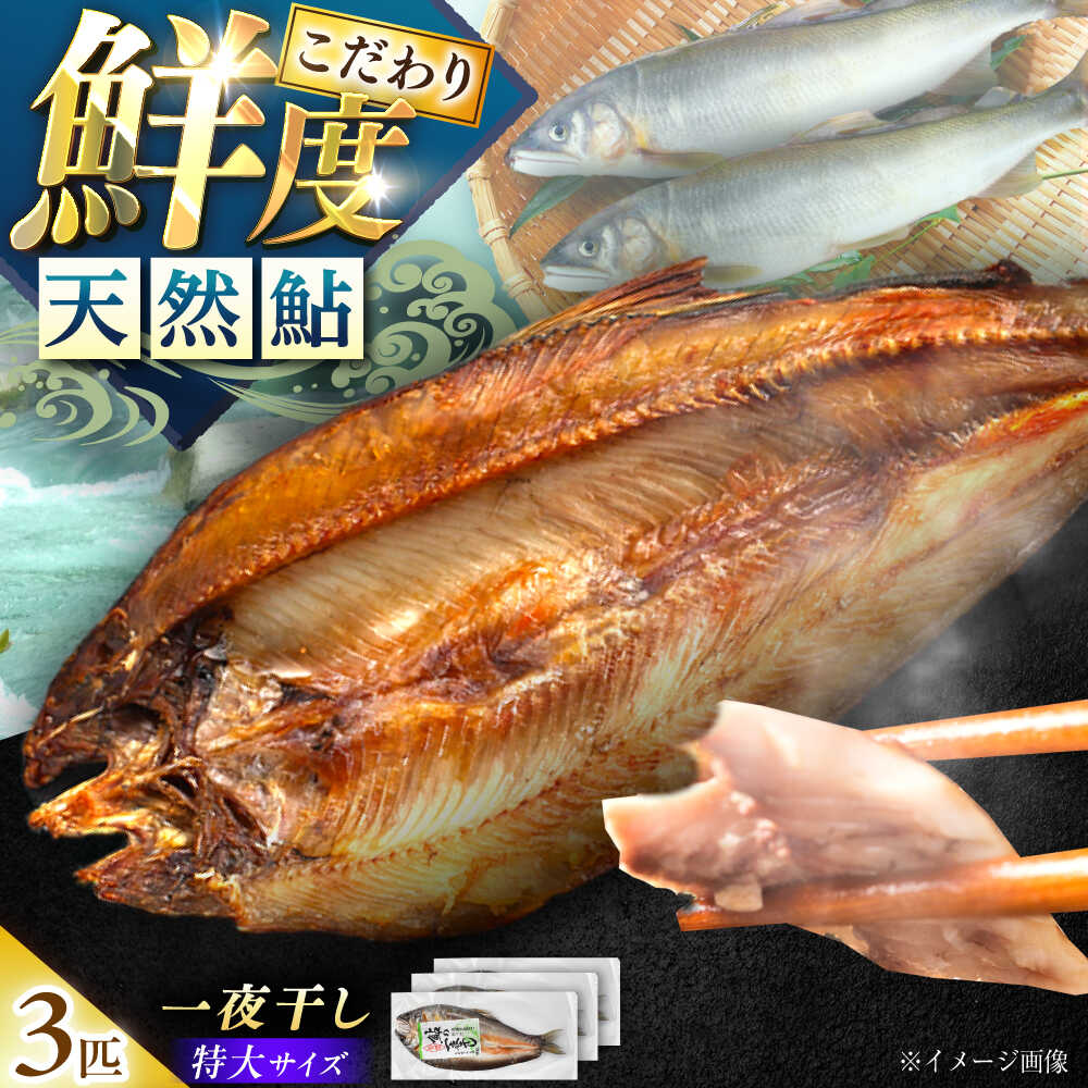 【ふるさと納税】天然あゆの一夜干し 特大 3匹セット / あゆ 天然 鮎 あゆ 一夜干し 干物 保存 プレゼント お取り寄せ グリル 塩焼き /恵那市/恵那物産館[AUFS003]
