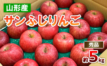 山形のサンふじりんご 秀品 約5kg(12～20玉)  FZ18-211