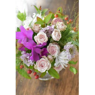 ふるさと納税 八千代市 【毎月定期便】季節のフラワーブーケ(花束)〜フレンチスタイル〜全3回 |  | 02