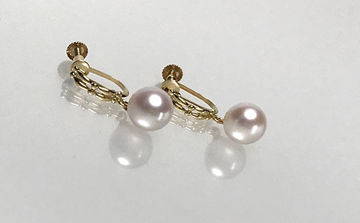 akoya kizuna イヤリング K18YG 真珠 イヤリング アクセサリー パール 6.5ミリ K18 三重県 伊勢志摩 志摩 ジュエリー ギフト プレゼント 冠婚葬祭 入学式 卒業式 結婚式 
