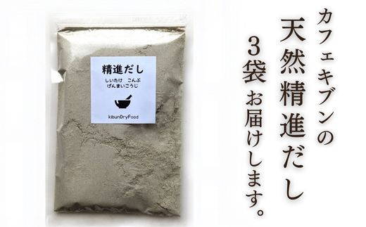 天然 精進 だし (100g×3袋) 無添加 国産 素材 玄米 麹 昆布 干 しいたけ 出汁汁 だし汁 だし 精進料理 ヴィーガン 【スピード発送】