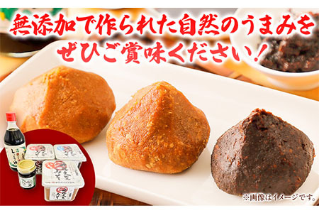北海道十勝 醗酵食品「味噌三昧セットＡ」5品目お届け（味噌4種と醤油）《60日以内に順次出荷(土日祝除く)》渋谷醸造株式会社 送料無料 北海道 本別町 米みそ 米味噌 粒みそ 粒味噌 小麦みそ 小麦味