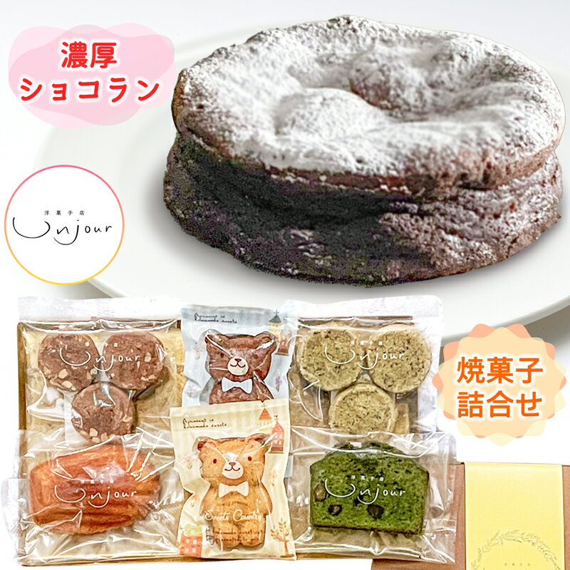 【ふるさと納税】濃厚ショコラン＆焼菓子のセット｜チョコレート ケーキ ベイクドショコラ 洋菓子 クッキー 銘菓 アンジュールプラス [0586]