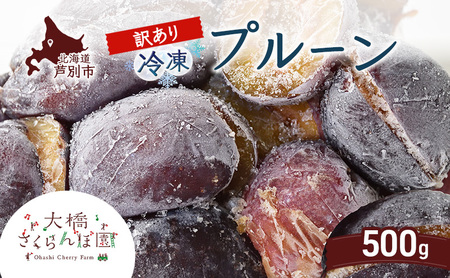 【訳アリ】500g 訳アリ 冷凍 プルーン 果物