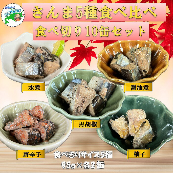 【ふるさと納税】 [北海道根室産]さんまお好み味付けセット(計10缶) A-78030