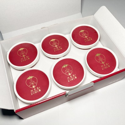 【愛知県・みよし市】ブランドいちご よつぼしアイス(約90g×6個)化粧箱入り【配送不可地域：離島】