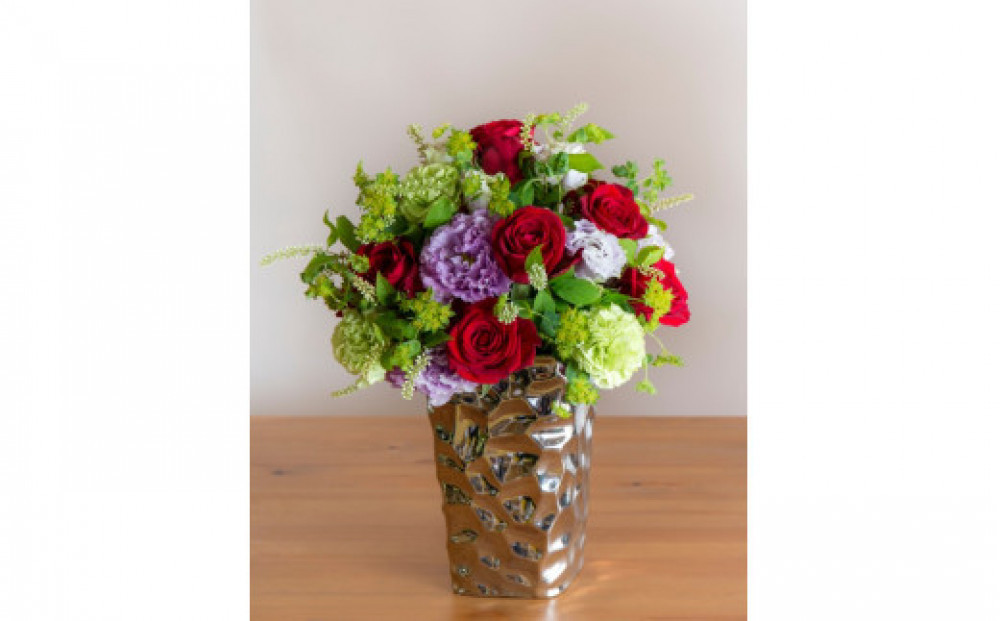 アレンジメント Mサイズ_レッド系 142069_BN016VC04