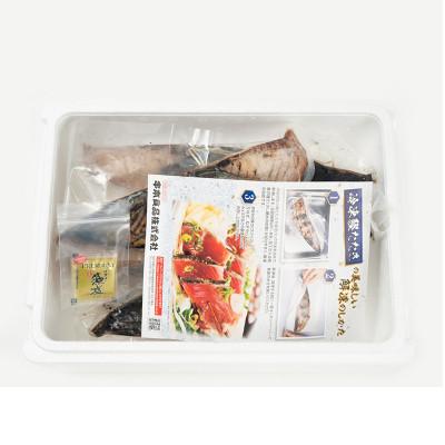 ふるさと納税 日高川町 【年末12/25〜30発送予定】冷凍黄金藁焼き戻りカツオタタキ (藻塩セット)1kg |  | 01