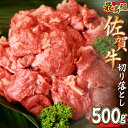 【ふるさと納税】【佐賀牛】切り落とし500g