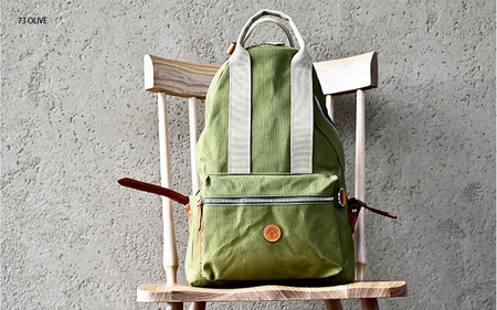 木の庄帆布 RUCKSACK リュックサック　k-khg-rs01t（C/＃73 OLIVE / オリーブ）