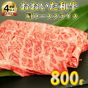 【ふるさと納税】おおいた和牛肩ローススライス 800g＜123-004_5＞