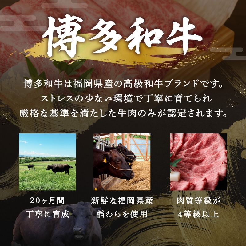 【厳選部位】【A4～A5】博多和牛サーロインしゃぶしゃぶすき焼き用　300g 肉 お肉 和牛 博多和牛 サーロイン スライス しゃぶしゃぶ すき焼き 濃厚 贅沢 逸品 贈り物 福岡県 八女市