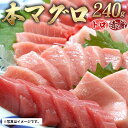 【ふるさと納税】 まぐろ 本マグロ （養殖）トロ ＆ 赤身 セット お手頃サイズ 240g マグロ 鮪 中トロ とろ 赤身 柵 刺身 海鮮 鮮魚 魚 魚介 海の幸 美味しい 送料無料