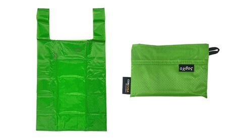 [R305] oxtos CORDURA エコバッグ【グリーン】