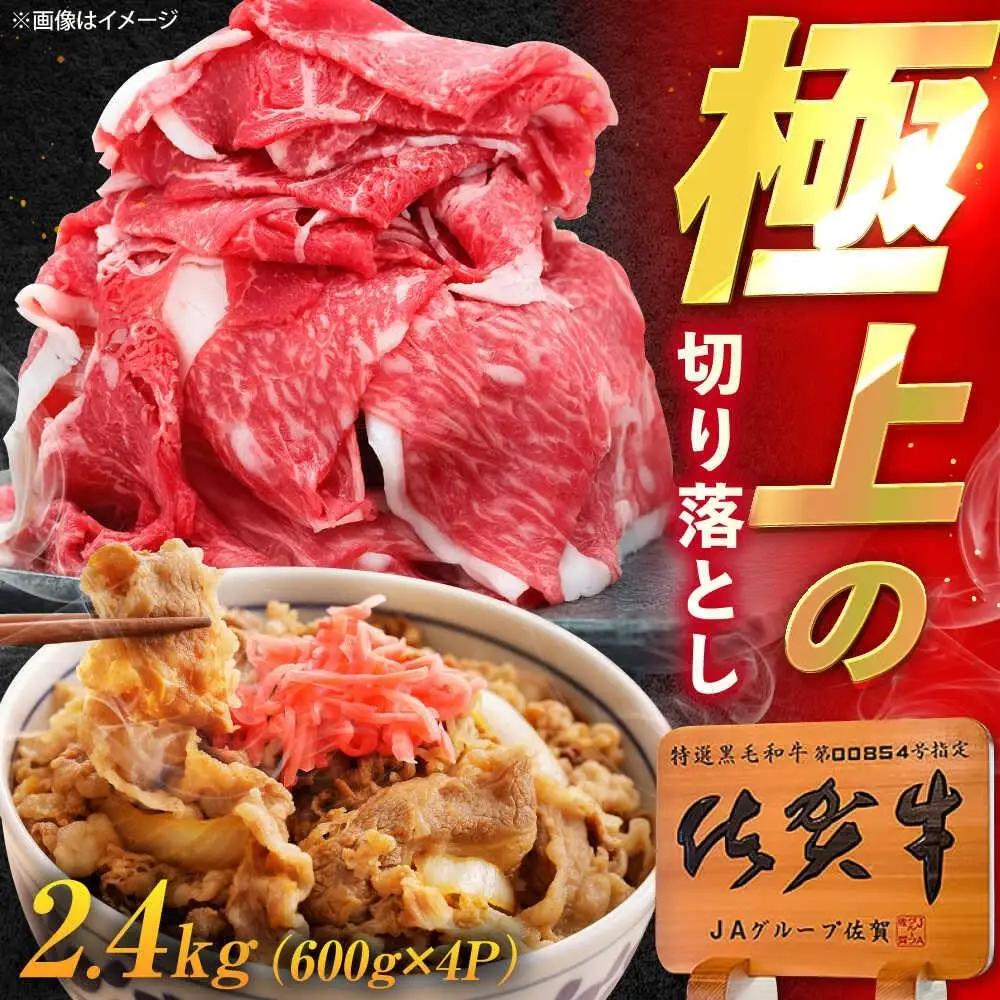 牛肉 切り落とし 2.4kg 佐賀牛 [UEM038]