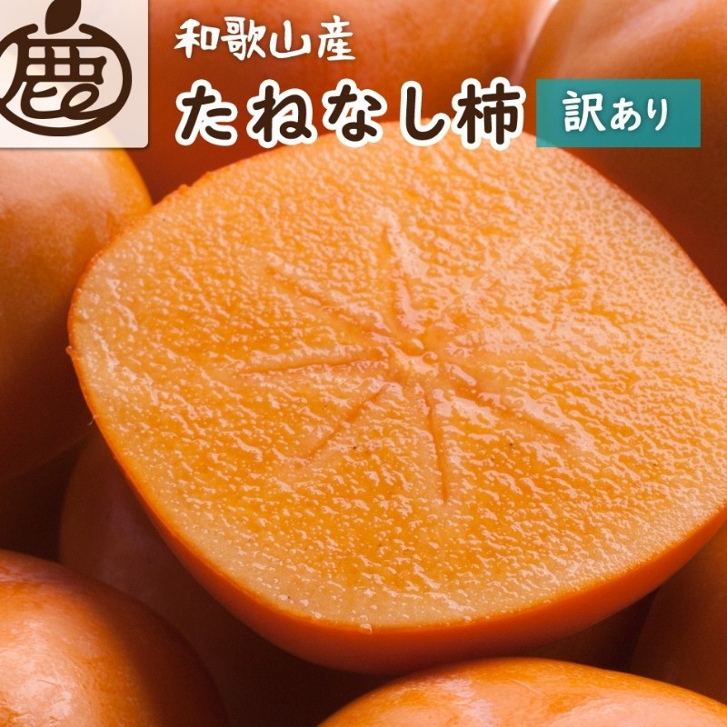 
                  家庭用 たねなし柿 約5kg【刀根早生・平核無柿（ひらたねなしかき）】【カキ・種無柿・種無し柿・種なし柿・無核柿】
                