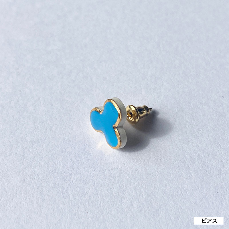 茅ヶ崎市 湘南 陶磁器 ピアス 上品 かわいい レディース ギフト プレゼント 誕生日 母の日 お祝い サマーギフト ゴールド 金 アート アクセサリー Artopus.SHONAN ピアス ファミリ