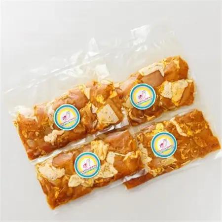 スパイシーチキン カレー味 250g×4パック 国産鶏肉使用_外国産 鶏肉 チキン カレー フライパン スパイシー カレー ジョイパックチキン 一人暮らし セット おかず 小分け 冷凍 国産 肉 絶品