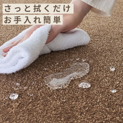 水が転がる程の撥水性!防水ペットマット「UKU」40枚セット ブラウン【複数個口で配送】【4064412】